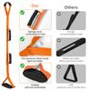 39'' Long Leg Lifter Hip Replacement,Rigid Leg Lifter Strap for Knee Replacement Surgery Recovery,Foot Lifter Easily Get in and Out of Bed,Car,Wheelchair,with Padded Loop for Hands and Feet view 4