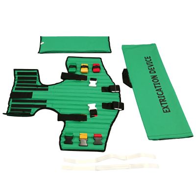 BDJSN KED Folding Tactical Extrication Device, Cervical Fixation Plate, Chest Back Splint with Carrying Bag, Firefighter Extrication Jacket for Immobilizing
