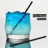 500Pcs Black Disposable Straws5.12 Straight Flat Straw,0.16 Diameter, For Kitchen,Bar,Club,Drinks, Milk, Soda, Party, Whiskey (500, 5.12'') view 3