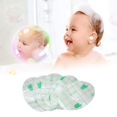 60PCS Baby Waterproof Ear Stickers, Disposable Ear Covers for Shower, Swimming, Water Sports Multifunctional, Cuttable Design, Excellent Polyethylene Material, Safe to Use