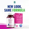 1 Body Hair Skin Nails Vitamin Complex with Biotin - Complete Formula with 26 Essential Vitamins for Men & Women - 3 Pack view 4