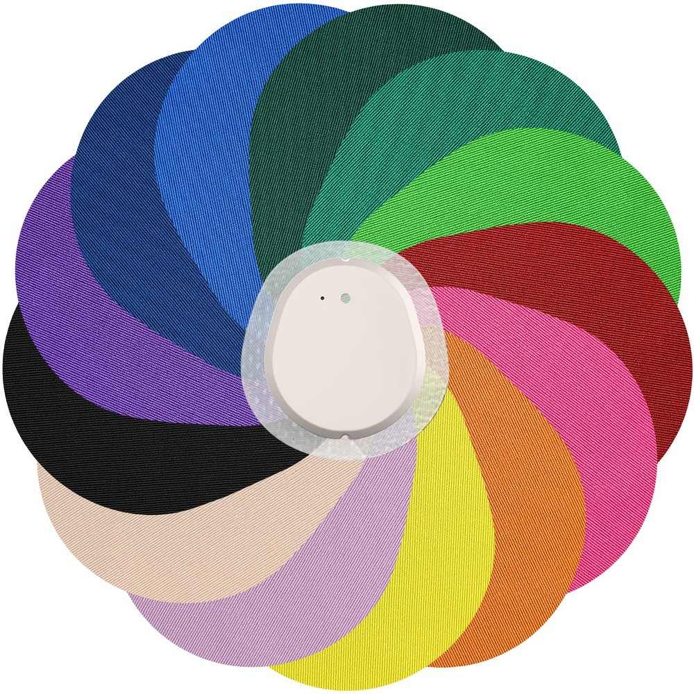 Adhesive Patches for Dexcom G7-40 Pack Waterproof Adhesive Patches for G7,CGM Protector,Pre-Cut Adhesive Tape (Mix Color)