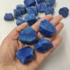 HXSCOO 100g Bulk Natural Blue Aventurine Raw Stone Rough Quartz Crystal Reiki Healing Chakra Specimen Mineral (Color : Blue Aventurine, Size : 100g) view 4