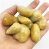 HXSCOO Natural Yellow Jade Topaz Calcite Tumbled Stone Crystal Healing Polished Gravel Irregular Stone Mineral Specimen Gemst (Size : 100g) view 1