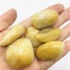 HXSCOO Natural Yellow Jade Topaz Calcite Tumbled Stone Crystal Healing Polished Gravel Irregular Stone Mineral Specimen Gemst (Size : 100g) view 3