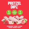 No Sugar Pretzel Sticks, Strawberry Yogurt Covered Diet Pretzel Crisps, Sweet, Salty, Crunchy Perfection, Snack and Share, 0g Sugar, 4g Fibre -1 Pack (200g) view 3