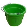 8 Quart 2 Gallon Lime Green Flat Back Sided Farm/Ranch/Shop Utility Bucket Pail - Pack of (6) view 1