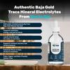 Baja Gold Liquid Ocean Trace Mineral Drops - Ionic Electrolyte Drops for Drinking Water & Food Flavor Enhancement - Mineral-Rich Saline Solution & Oral Cleanse - 4 fl oz, 30-Day Supply view 2