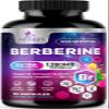 Berberine HCL Supplement 1200mg - High Absorption HCL, Extra Strength Berberine Supplement for Advanced Heart Health & Daily Immune Support, Sugar Free, Vegan, Bottled in USA - 60 Veggie Capsules view 1