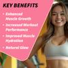 Creatine Monohydrate Powder, Glute Builder Creatine for Women, 3g Vegan Micronized Creatine per Serving, for Energy, Muscle Support, 70 Servings, Unflavored view 4