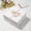 Mcfleet Gift Boxes with Lids 10x10x5 Inches 10 Pack Bridesmaid Proposal White Cardboard Gift Box for Presents, Christmas, Wedding, Graduation, Holiday, Birthday Craft Present Packaging view 3