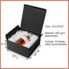 Mcfleet Black Gift Boxes with Lids 10x10x5 Inches 10 Pack Groomsmen Proposal Cardboard Gift Box for Presents, Christmas, Wedding, Graduation, Holiday, Birthday Craft Present Packaging view 2