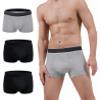AIRCUTE Men Urinary Incontinence Underwear Washable Absorbency Soft Bladder Leak Proof Boxer Briefs 60 ML 3 Pack (2X-Large,Black-Black-Gray) view 1