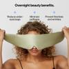 Dore & Rose Deep Sleep Mask Light Blocking, 23 Momme Mulberry Silk Eye Mask, Ultra Soft, Adjustable - Travel Sleeping Mask for Men & Women - Olive view 4