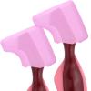 Anbbas 2pcs Soft Silicone Denture Brush Cover Fit Most Denture Toothbrushes(Pink) view 1