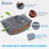 Atsuwell Microwave Heating Pad for Knees, Microwavable Heated Knee Wrap for Elbow, Cramps, Muscle, Joint, Knee Heating Pad Microwavable Warm Compression, 2 Packs view 3