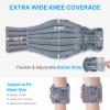 Atsuwell Microwave Heating Pad for Knees, Microwavable Heated Knee Wrap for Elbow, Cramps, Muscle, Joint, Knee Heating Pad Microwavable Warm Compression, 2 Packs view 4