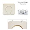 LilyBeauty PU Bedside Commode Seat Cushion, U Shape Soft Sponge Padded for Bedside Chairs, Raised Toilet Seat, 16.5" Width, Waterproof and Easy Clean - (Beige) view 3
