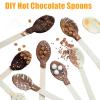 100PCS Wooden Spoons Disposable - 6.3 Inch Natural Bamboo Spoons, Compostable and Biodegradable, Ideal for Eating, Crafts, Weddings, Picnics, BBQs, Birthdays and Outdoor Events view 2