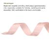 MECCANIXITY 1 Inch 50 Yard Wide Satin Ribbon Just for You Personalized Grosgrain Valentine Ribbon for Gift Wrapping Cake Box Bows, Champagne Gold view 3