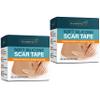 NUVADERMIS Silicone Scar Tape for Surgical Scars - 120" x 1.5" Roll - Medical Grade Scar Tape for Wrinkles, Surgical Scars, Keloid Scars, and Hypertrophic Scars - Reusable Scar Sheets Roll - 2 Pack view 1