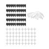 100pcs Romantic Wedding Candy Boxes - Bride and Groom Shape - Decorative Gift Boxes for Bridal Shower, Baby Shower, Birthday Party - Elegant Cardboard Sugar Box view 1