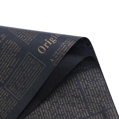 20 Vintage English Newspaper Flower Wrapping Paper, Flower Bouquet Wrapping Inside Lining Paper, Flower Wrapping Materials, DIY Crafts Gift Wrapping or Gift Box Wrapping Paper,27.5*19.6 inch (Gold lettering)