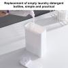 Laundry Detergent Dispenser, Empty Plastic Laundry Liquid Dispenser Set, Reusable Supplementary Care Agent Container for Fabric Softener, Laundry Detergent, Bleaching Agent, Laundry Powder view 2