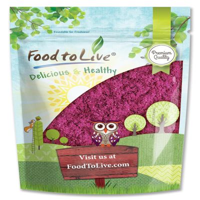 Food to Live Freeze-Dried Dragon Fruit Powder, 6 Ounces  Vegan, Kosher, Bulk, Dehydrated Dragonfruit for Smoothies and Baking