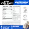 Syntrax Nutrition Whey Shake, Cold Filtered & Undenatured Whey Protein Powder Blend, Cookies & Cream Shake, 2 lbs, Real Cookie Pieces view 3