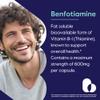 BESTVITE Ultra Benfotiamine 600mg per Capsule (120 Vegetarian Capsules) (60x2) No Stearates - No Silicon Dioxide - Vegan - Non GMO - Gluten Free - Maximum Strength Benfotiamine view 2
