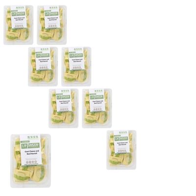 La Pasta Goat Cheese & Basil Ravioli (Case of 8)