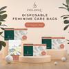 Evelaniq Sanitary Napkin Disposal Bags (150 Count). Private, Leak & Odor Proof Tampon & Pad Disposal Bags view 2