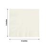 50 Beige Disposable 2 Ply Soft Dinner Cocktail Paper Napkins Wedding Party Events Reception Catering Home Tableware Supplies view 4
