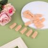 16pcs Gel Finger Cots with Air Holes, Anti-Friction and Anti-Skidding Finger Cots Breathable Gel Finger Protectors for Wound Finger Caps for Protection Finger Sleeves Finger Covers (Nude) view 3