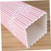 SOLUSTRE Treat Container Pink Party Supplies 6pcs Popcorn Corn Goody Box Paper Box Treat Pop Gift Pink Plus Size Disposable for Girl Birthday Party view 2