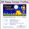 Premium Travel-Size Toilet Paper Rolls | Convenient Plastic Dispenser | Lightweight & Compact | Female Urination Device | Travel Set (2 Rolls & 1 FUD) (200 Happy Camper Fireflies) view 3