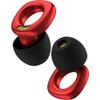 Audree Style Ear Plugs for Noise Reduction, Reusable High Fidelity Earplugs for Concerts, Musicians, Motorcycles, Study, Parent, Party, Flights & Noise Sensitivity, 18-29dB Noise Cancelling (Red) view 1