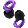 Audree Style Ear Plugs for Noise Reduction, Reusable High Fidelity Earplugs for Concerts, Musicians, Motorcycles, Study, Parent, Party, Flights & Noise Sensitivity, 18-29dB Noise Cancelling (Violet) view 1