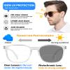 OCCI CHIARI Photochromic Bifocal Reading Glasses Mens,Transition Wide UV Protection Sunglasses Readers 1.0 1.5 2.0 2.5 3.0 3.5 4.0(Black x400) view 4
