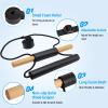 Cervical Neck Traction Over Door Device for Neck Relieve Neck Pain, Enhance Physical TherapyOver Door Use with Comfort Wood Grip view 3