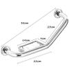FairUo Bath Wall Attachment Handrails Grab Bar Rails Safety Grab Bar - Wall-Mounted Towel Rack, Stainless Steel Non-Slip Support Handle, Rail with Soap Holder Toilet Bathroom Bathtub Elderly with view 2