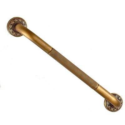 FairUo Bath Wall Attachment Handrails,Grab Bar Rails Bathroom Grab Bar, Wall-Mounted Straight Hair Towel Rack, Sturdy Copper Shower Safety Handle for Bathtub, Toilet, Bathroom, Kitchen