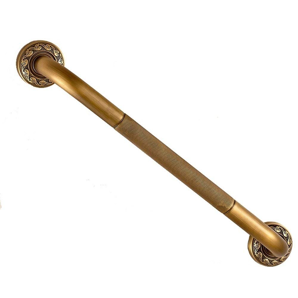 FairUo Bath Wall Attachment Handrails,Grab Bar Rails Bathroom Grab Bar, Wall-Mounted Straight Hair Towel Rack, Sturdy Copper Shower Safety Handle for Bathtub, Toilet, Bathroom, Kitchen