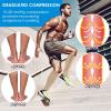 cerpite Zipper Compression Socks, 2 Pairs 15-20 mmHg Closed Toe Compression Stockings for Men Women view 3