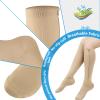 cerpite Zipper Compression Socks, 2 Pairs 15-20 mmHg Closed Toe Compression Stockings for Men Women view 4