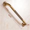 FairUo Bath Wall Attachment Handrails Grab Bar Rails Brass Bathroom Handrail, Matte Non-Slip Handle, Bathroom Towel Rack, Old Shower Room view 2