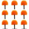 9pcs Screw on Webster Cobweb Duster Head for Pole | Spider Web Remover Brush | Cobweb Duster Head Attachment | Fits Standard 3/4 inch Threaded Poles (Orange) view 1