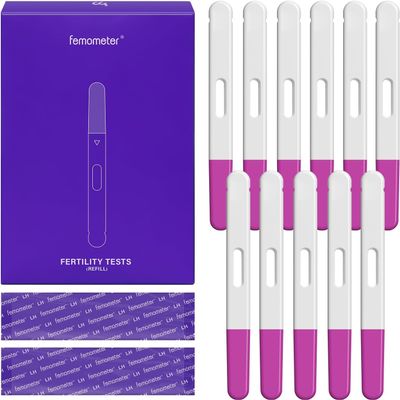Femometer Ovulation Test Strips Refill for Ivy-103 Only, 20 Pack LH Test Strips for Women, Fertility Test Strips, Powered by femometer Ovulation Tracker App, Over 99% Accurate Result
