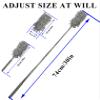zdyCGTime Microfiber Duster for Cleaning Hand, Washable Dusters&Replaceable Microfiber Head, Extendable Pole, Used to Cleaning Offices, Furniture, Cars, Air Conditioners and Ceiling Fans(4Pack/Grey) view 2